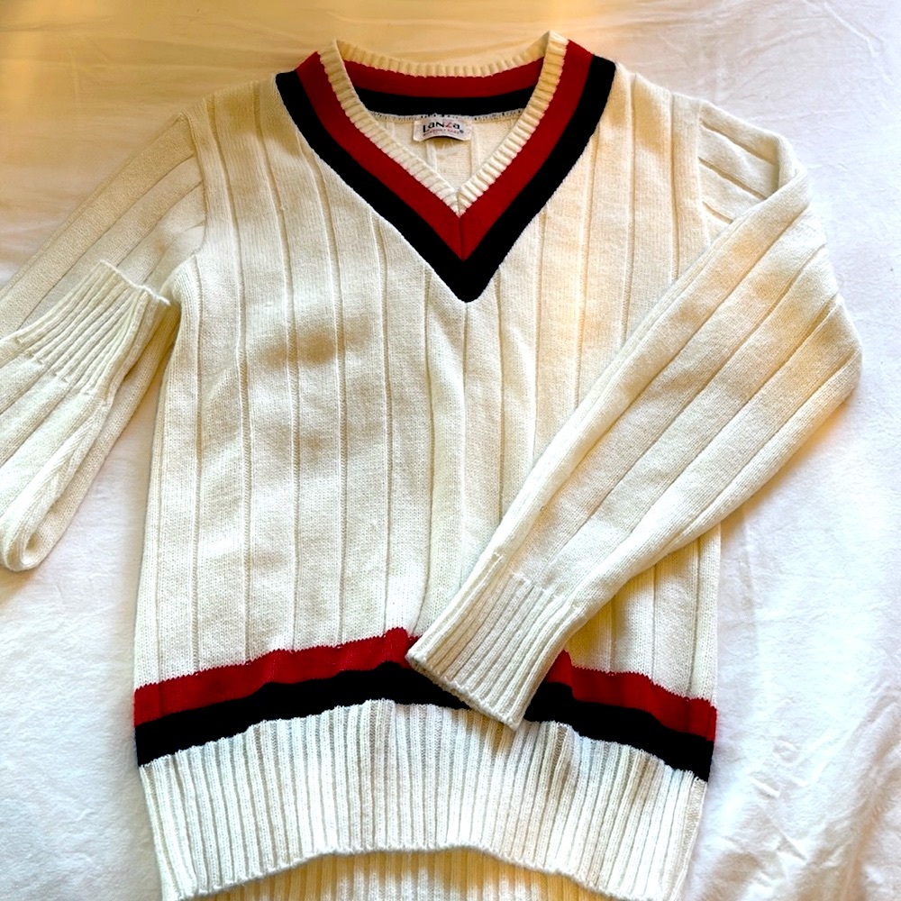 Vintage Lanza white crew neck